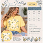 There Was Jesus Comfort Colors Tee, In the Waiting In the Healing Christian Shirt for Women, Retro Butterfly Faith Tee