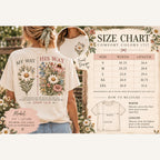 My Way His Way Wildflower Comfort Colors Tee, John 14:6 Christian Shirt for Women, I Am the Way Daisy Faith Tee
