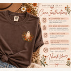 Ain't No Ghost Like the Holy Ghost Comfort Colors Tee, Christian Fall Shirt for Women, Cute Ghost Wildflower Autumn Tee