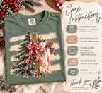 Christmas Tree Cross Shirt, Christian Christmas Comfort Colors Tee, Faith Cross Holiday T-Shirt, Religious Christmas Gift for Her