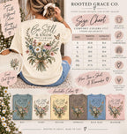 Wildflower Christian Tee, Be Still Know That I Am God, Comfort Colors Shirt