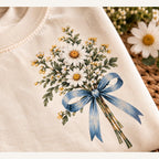 I Sought the Lord and He Heard and He Answered Wildflower Comfort Colors Tee, Psalm 34:4 Christian Shirt for Women